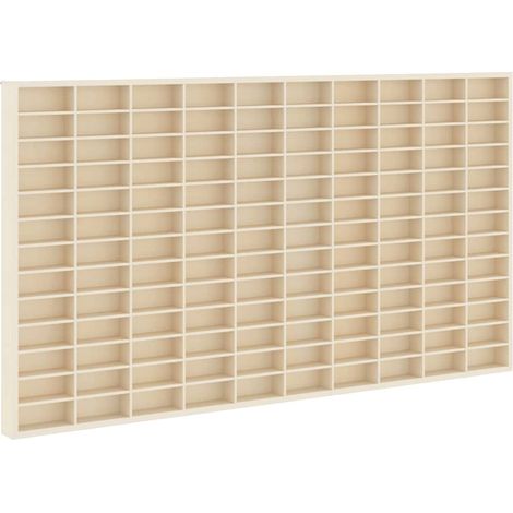 Maison Exclusive - Wanddisplay-Case mit Regal Beige 98 x 4,5 x 55