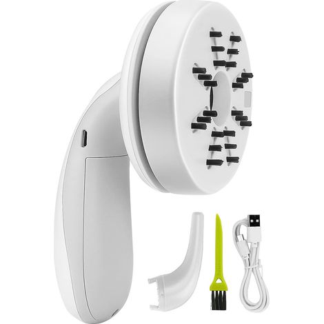 Aspirateur de bureau avec brosse de nettoyage, mini aspirateur rechargeable par USB, nettoyage sans recoins, idéal pour aspirer la poussière, les miettes, les résidus de clavier et de gomme. (1/4)