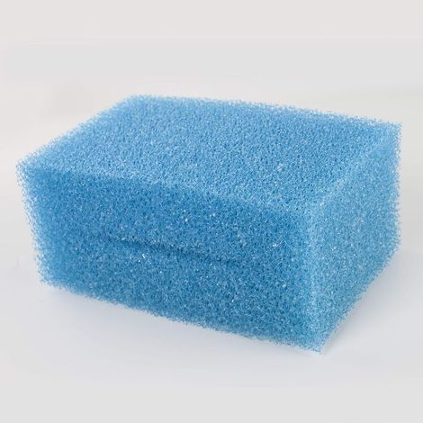Universeller, kompatibler Schaumstofffilterschwamm für Oase Biotec Screenmatic 18 & 36, Ersatz-Grobfilterschwamm, blau, Teichfilter (8er-Pack) (1/5)