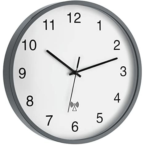 TFA Dostmann 60.3511.10 Radiocontrollato Orologio da parete 30.2 cm x 40 mm Antracite (1/4)