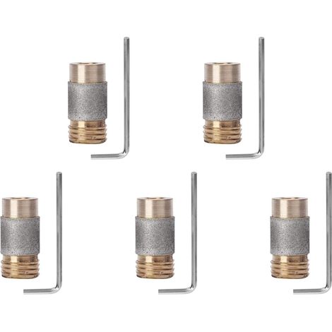 5X MCBL58 Damant Meulage Outil Abrasif en Verre CéRamique Mini Portable pour Broyeur en Verre Diamant pour Meulage de Bord de Pierre (1/5)