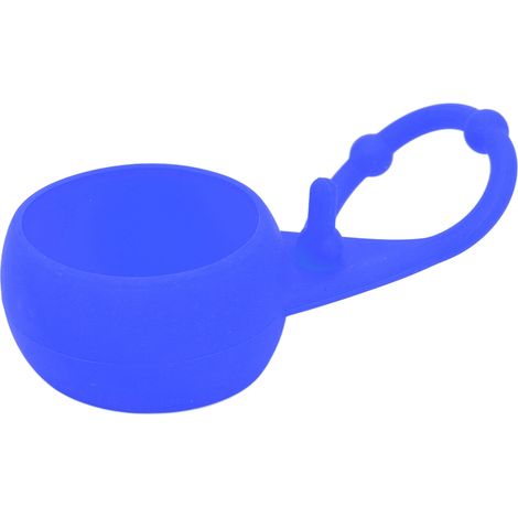 Porte-balles de golf en silicone, housse de protection souple, résistant aux chutes, porte-clés ceinture/sac à dos, bleu (1/5)