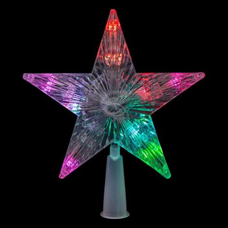 Déco Sapin de Noël - Feeric Christmas - Étoile lumineuse - 10 LED Multicolore - Intérieur - 17x4x20 cm (1/2)