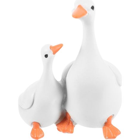 3ensembles Décoration De Bureau Figurine Canard Mère Et Ornement De Simulation pour Maison Et Bureau Adornement De Table Élégant Et Créatif (1/5)