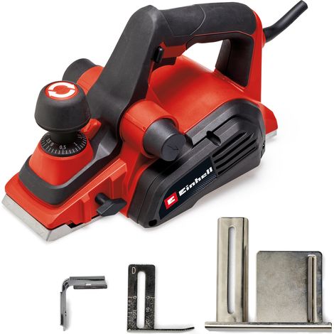 Einhell Elektrohobel TE-PL 920 (920 Watt, 82 mm Hobelbreite, bis 3,5 mm Spantiefe, Falztiefen-/Parallelanschlag, autom. Parkschuh, Absaugadapter, inkl. 2x TCT-Wendemesser) (1/5)