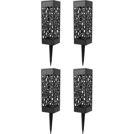 Lampes solaires LED étanches à piquer pour pelouse, jardin, cour et allée (1/5)