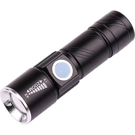 Wiederaufladbare UV-LED-Taschenlampe für Inspektionszwecke, Schwarzlicht (1/5)