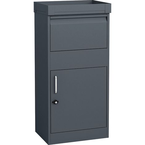 Westmann Paketbox "Piet", anthrazit, 50 x 37 x 105 cm (1/5)