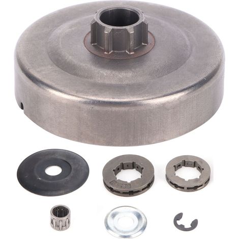 Jeffergarden Kit d'assemblage de pignon de tambour d'embrayage compatible avec les tronçonneuses Stihl 026, MS260, 024 et MS240