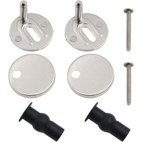 1 Pair of Toilet Seat Hinged Toilet Seat Fixings Quick Release Hinges Hinge Toilet Seat Fixings Replacement Toilet Seat Hinge Toilet Fixings (1/4)
