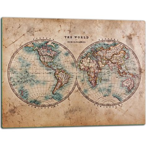 Tablero de corte de placa de vidrio 52x40 Mapa (1/5)