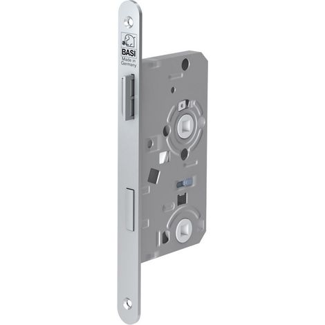Basi 9350-5531 Serrure de porte de chambre à insérer argent