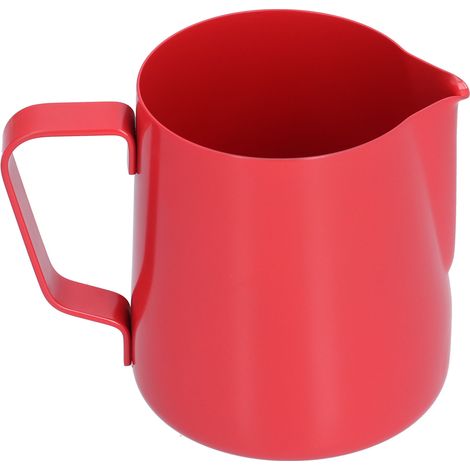 Pot à lait inox 400ml avec bec verseur PTFE pour mousse à café - Accessoire barista maison (1/5)