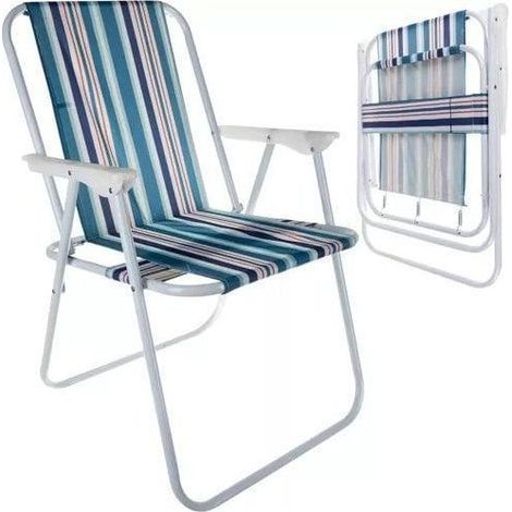 Chaise de jardin Trizand Bergame. bleu 23558 (1/3)