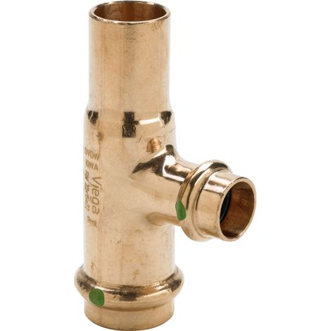 Pièce en T avec SC Profipress 2418.1 en cuivre 22x15x22mm