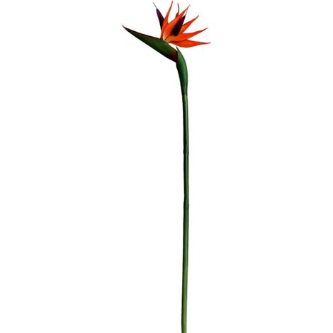 Fleur artificielle Strelitzia Reginae, 3 pièces, 55cm, Simulation d'un faux oiseau du paradis pour décoration de photographie de mariage à domicile (1/5)