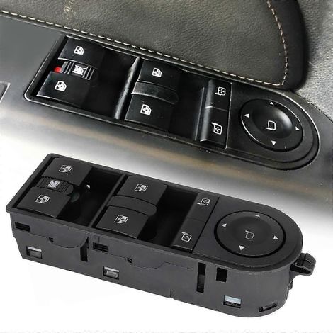 Interrupteur de commande principal de lève-vitre électrique pour Vauxhall Opel Astra H Zafira 2004-2015 - Pièces de rechange automobiles (1/4)