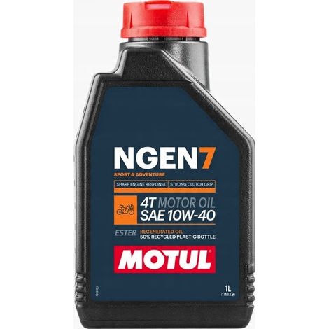 Lubrifiant huile Motul NGEN 7 10W40 1L pour moto route tout (1/4)