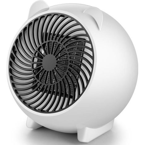 Radiateur électrique mural 500W, mini chauffage de bureau mignon et cartoon, appareil de chauffage domestique compact (1/5)