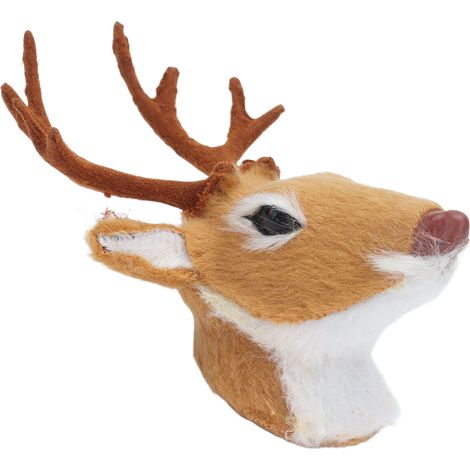 Aimant miniature en forme de tête de cerf, finitions soignées, aspect mignon, décoration pour maison de poupée à l'échelle 1:6 (1/5)