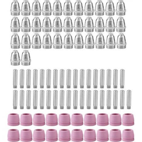 90x Plasma Cutting Torch Consumables Kit Electrode Nozzles Cutting Tips (1/5)