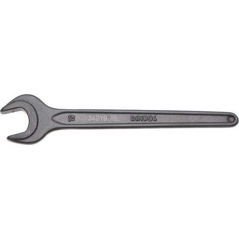 Llave plana de una boca  DIN 894  19 mm (1/4)