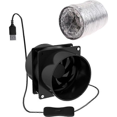 Ventilateur extracteur de fumées de soudure USB compact, antistatique et absorbant les fumées, pour ventilation. (1/4)