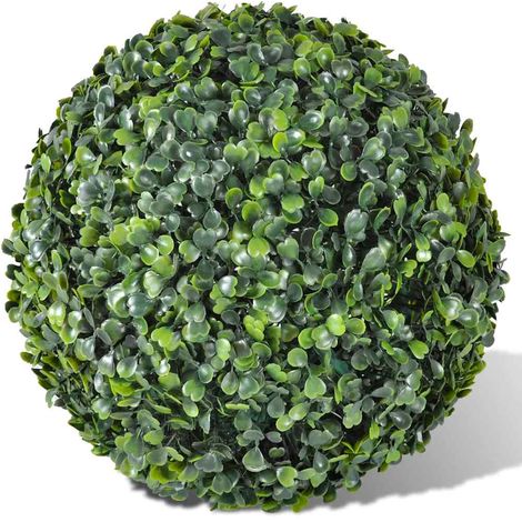 Maison Exclusive - Sfere di Bosso 2 pz Arte Topiaria con Foglie 35 cm (1/4)
