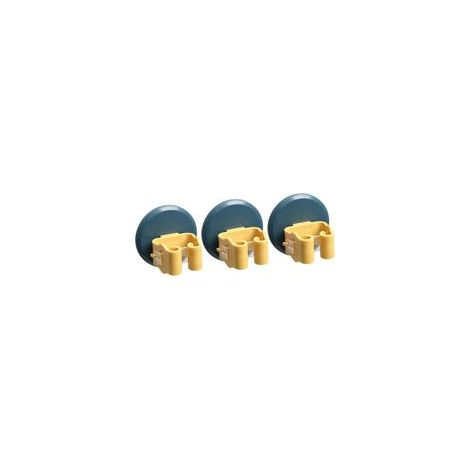 Lot de 3 Supports Muraux pour Balai et Vadrouille, Pinces de Rangement Sans Perçage, Organisateur de Nettoyage Adhésif pour Cuisine et Salle de Bain (1/4)