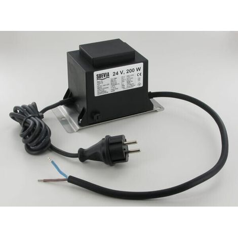 Transformador 230/24V 200W SUEVIA SU1010390 (1/2)