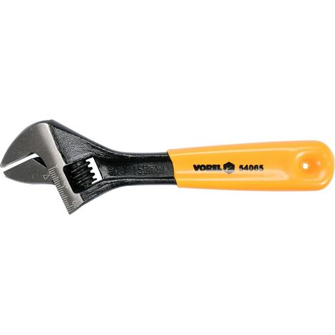 Llave ajustable 150mm mango engomado 54065 vorel (1/4)