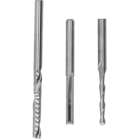 15-teiliges Fräser-Gravurset aus Wolframstahl mit 1/8-Zoll-Schaft für Drehmaschinen