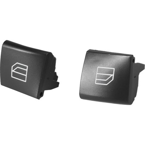 Cache de bouton de commande de lève-vitre côté conducteur pour Mercedes-Benz Classe A, ML, GL et R (W164, X164, W251, W245, W169). (1/5)