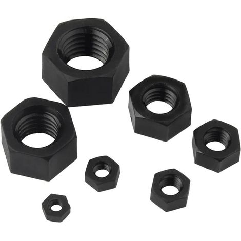 Écrous hexagonaux, lot de 50/20 pièces, hexagonaux en nylon M2 (1/5)