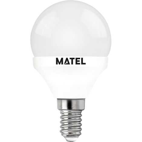 Neutrale matel e14 5w kugelförmige LED-Glühbirne (3 Intensitäten) (1/2)