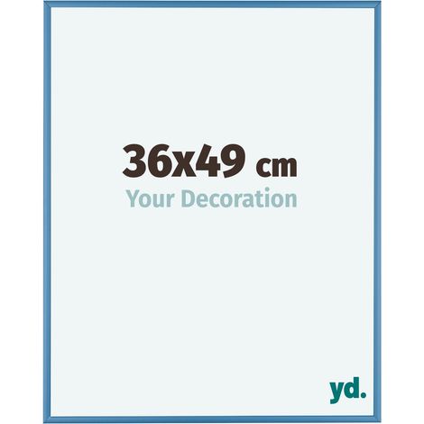yd. - Cadre photo 36x49 - Blue Acier - Aluminium - Kent