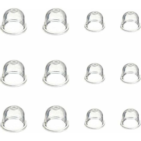 12 Pièces Carburateur Amorce 19 mm et 22 mm Poire Pompe Amorcage Accessoires de Carburateur pour Debroussailleuse Tronçonneuse Souffleur Tondeuse (1/5)