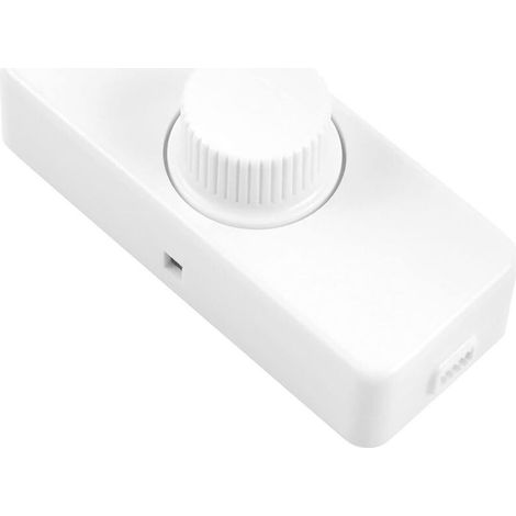 Variateur de Lumiere LED, Variateurs LED silencieux 3-100W 220-240V LED Gradateur Rotatif (Blanc) (1/5)