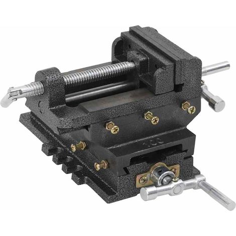vidaXL Tornillo de banco manual carro transversal 78 mm (1/4)