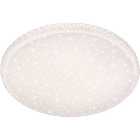 Lampada da soffitto a LED dimmerabile con telecomando CCT 48 W bianco metallo-plastica Briloner