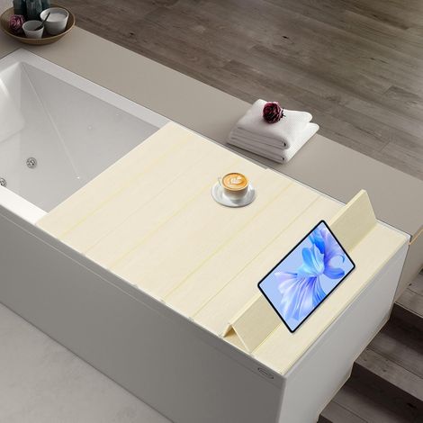 PVC Bathtub Cover, Foldable Bathtub Cover, Bath Board 160700.65cm/62.9927.560.256in (1/5)