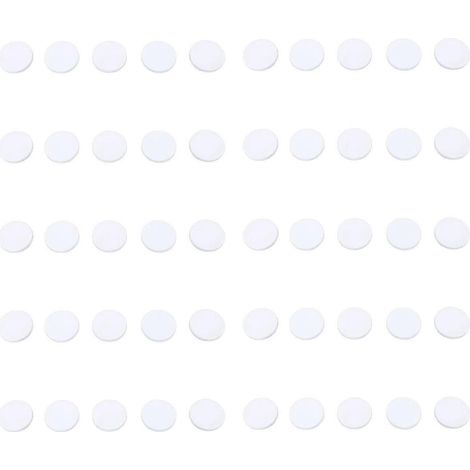 50 Stück Lautsprecher-Schaumstoffmatten 25x3mm Antivibrations-Stoßdämpfung Selbstklebende EVA-Schaumstoffmatte für Soundbars