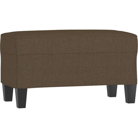 Sitzbank Braun 70x35x41 cm Stoff vidaXL