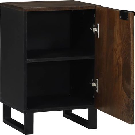 Meuble de Lavabo de Salle de Bain Noyer 38 x 33,5 x 58 cm CFW138027 (1/5)