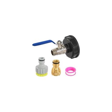 1/2"-IBC-Wassertankadapter, IBC-Kugelhahnadapter, IBC-Wassertank-Schlauchzubehör (1/5)