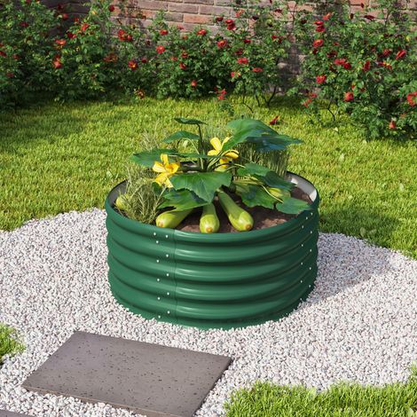 Vitavia Hochbeet "Vita Rund 401", seegras, 82 x 82 x 40 cm (T x B x H) (1/3)