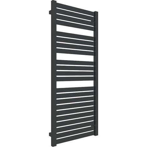 Heizungsbetrieb Handtuchheizkörper - Mattschwarz - Höhe 860mm Breite 440mm - 351 Watt - MAN860/440SXN