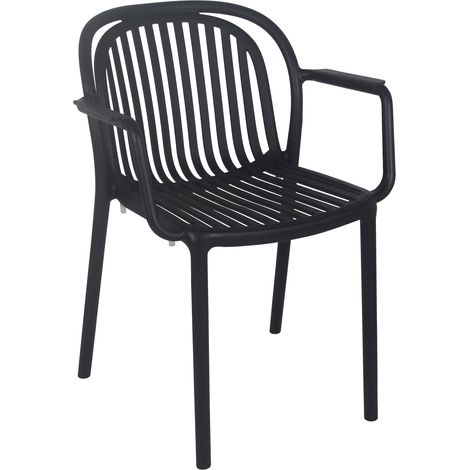 Fauteuil de terrasse noir