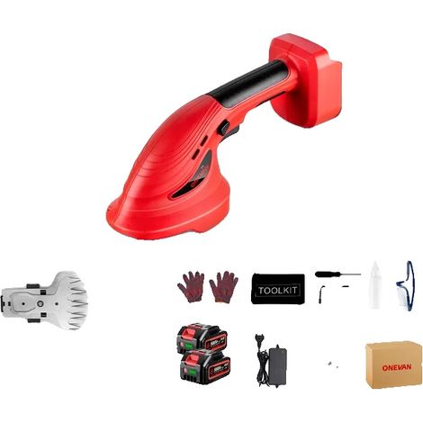 Taille-haie électrique, moteur sans balais, lames polyvalentes, 2 Prise EU Batteru (1/2)