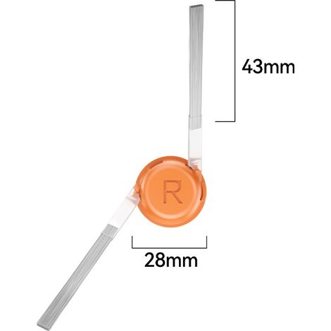 Accessoires compatibles avec l'aspirateur robot Narwal J5 Pure : brosse latérale, brosse de nettoyage (1/4)